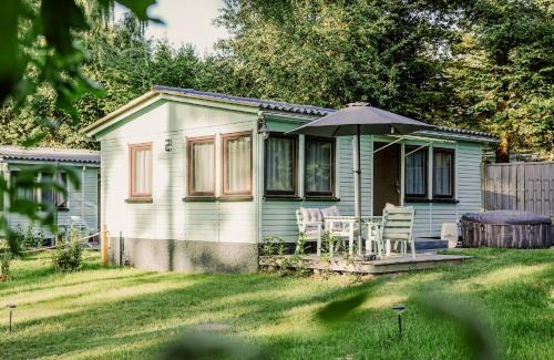 Luetow House | Relaxing Retreat at Ferienhäuser Insel Usedom with Hot Tub