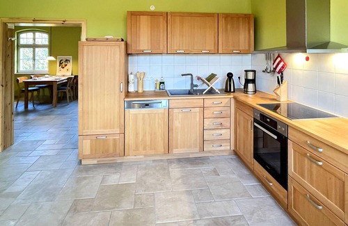 Hohen Demzin House | Charming Holiday Home: Former Watermill with Spa & Kitchen
