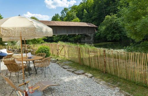 Biberach an der Riss House | Riverside Retreat: Ferienhaus Pure Jagst with Cozy Fireplace