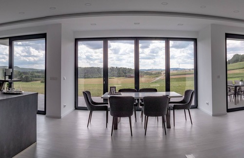 Burgwald Apartment | Barrier-Free Retreat at Ferienhaus Vogt with Pool Access