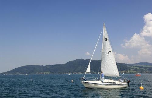 Unterach am Attersee House | Relax at Ferienhof Margarethengut: Oceanfront Escape
