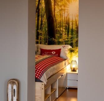 Meuselbach-Schwarzmuhle Apartment | Ferienwohnung FUCHSBAU im EG des Ferienhauses Falkenhöhe