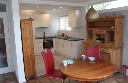 Uehlingen-Birkendorf Apartment | Elegant Terrace Getaway with Kitchen & Breakfast Options