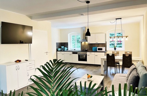 Boxberg/O.L. Apartment | Ocean View Retreat: Ferienwohnung 2 - Alte Schmiede Reichwalde