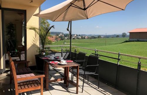 Kressbronn Apartment | Seetraum Retreat - Views Over the Lake with Spacious Balcony