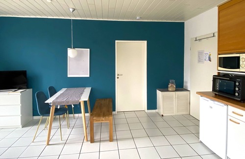 Wangerland Apartment | Cozy 1-Bedroom Retreat with Kitchen and Terrace Access
