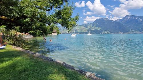 Spiez Apartment | Oceanfront Retreat: Ferienwohnung Ankerplatz with Pets Welcome