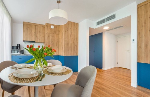 Mielno Apartment | Cozy Mielno Apartment for 4 with Spa Access and Kitchen