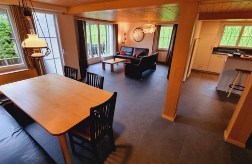 Lenk Apartment | Ideal Family Retreat: Spacious Apartment for 6 in Lenk