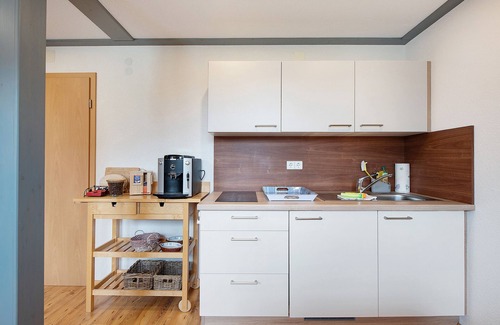 Bad Bellingen Apartment | Comfortable Ferienwohnung Atelier for 3 with Kitchen Amenities