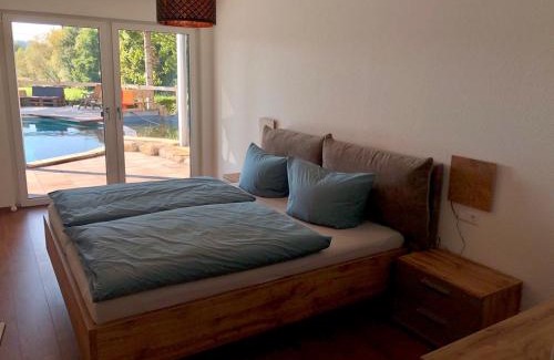 Meßkirch Apartment | Charming Ferienwohnung Bodanrück with Pool & Family Comfort