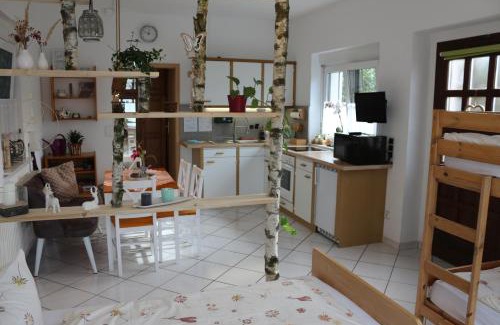 Neundorf House | Nature Retreat at Ferienwohnung Brunow with Ocean Views