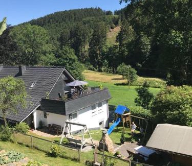 Sorpetal Apartment | Kid-Friendly Retreat at Ferienwohnung Krähling - Rated 9.4/10