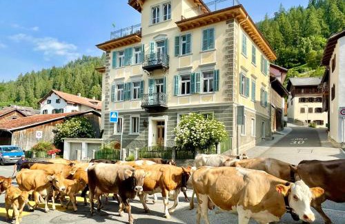 Trin Apartment | Highly Rated Ferienwohnung La Scala with Full Kitchen Access