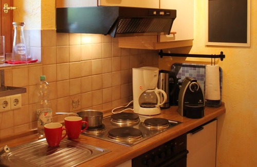 Bad Birnbach Apartment | Cozy Retreat with Fireplace and South Terrace View
