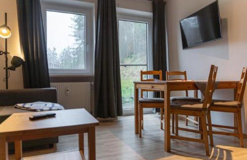 Weissenstadt Apartment | Cozy Two-Bedroom Apartment with Terrace for Family Getaways