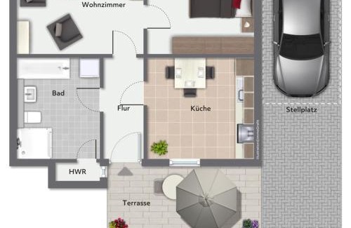 Hohen Viecheln Apartment | Ferienwohnung Preuß am Schweriner See