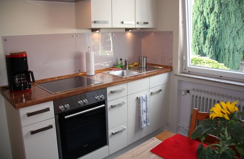 Ailingen Apartment | Inviting Ferienwohnung "Sonnenblume" with Kitchen & Breakfast