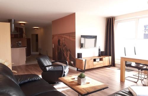 Duhnen Apartment | Oceanfront Retreat at Ferienwohnungen Auf der Düne - 4-Star Stay