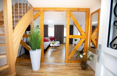 Pulsnitz Apartment | Exceptional FeWo 02 Maisonette at Carre`Charlott
