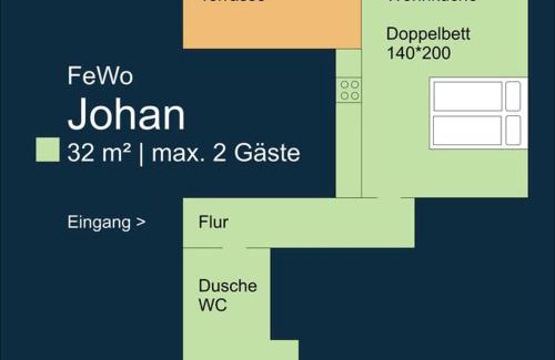 Rhynern Apartment | FeWo Johan: Ideal Retreat for Couples with Private Terrace