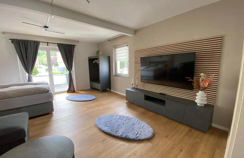 Bischberg Apartment | Pet-Friendly FeWo Kümo II by Regnitz River - Rated 9/10