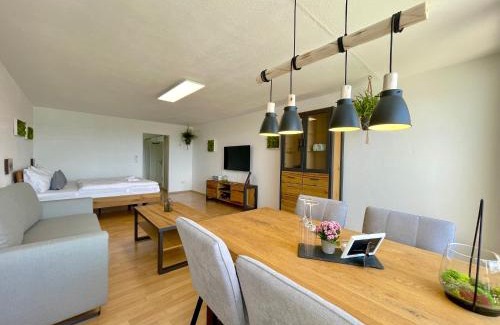 Scheidegg Apartment | Relaxing FeWo Längl -Waldluft- with Pool & Spa Retreat