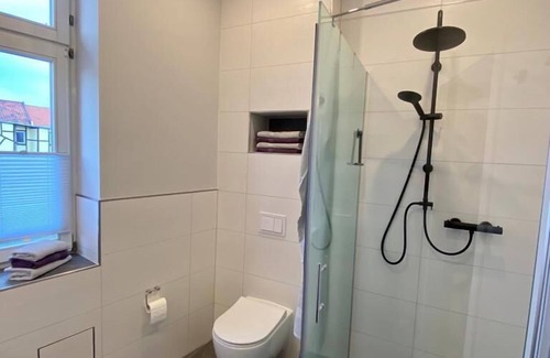 Quedlinburg Apartment | Discover FeWo Otto: Historic Apartment with Spa & Pool
