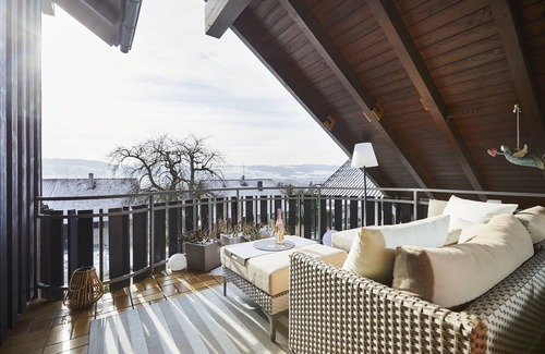 Ohningen Apartment | Cozy Fewo Seesternchen with Partial Lake View for Two