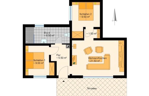 Mahlzow Apartment | Relaxing FeWo Wiek: Perfect for Families with Kitchen Access
