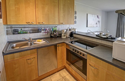 Flensburg Apartment | Stunning Bellevue Apartment with Harbor View & Pool Access