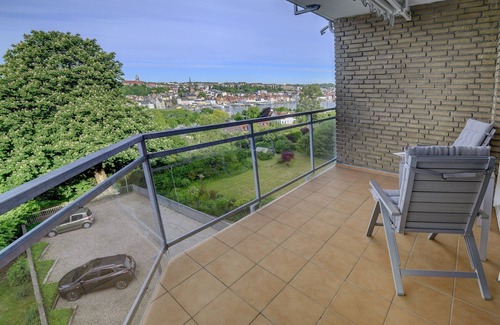 Flensburg Apartment | Stunning Bellevue Apartment with Harbor View & Pool Access