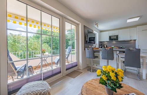Wassersleben Apartment | Top-Rated Studio Apartment with Ocean View and Balcony