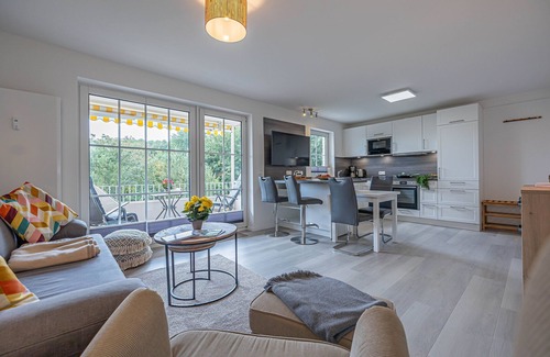 Wassersleben Apartment | Top-Rated Studio Apartment with Ocean View and Balcony