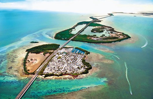 Long Key Resort | Waterfront Cottage 33 at Fiesta Key RV Resort: Family Friendly Escape