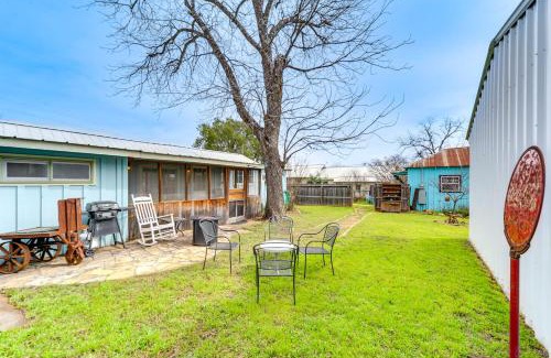 Llano House | Cozy Fifties Diner-Style Llano Home with Fire Pit Access
