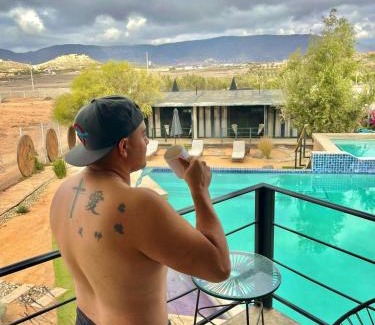 Valle de Guadalupe Cabin | Relax at Finca Cazosa with Ocean Views and a Pool