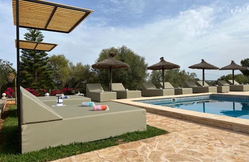 Ses Salines House | Pet-Friendly Escape at Finca Rural Art 9 with Pool & Hot Tub