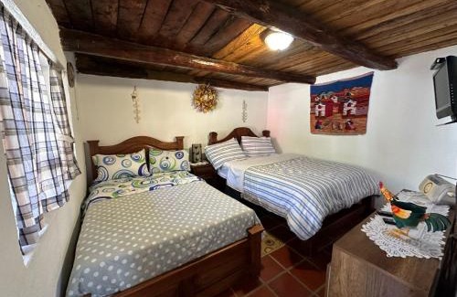 Raquira House | Finca Villa Maria: Family-Friendly Cabaña with Kitchen Access