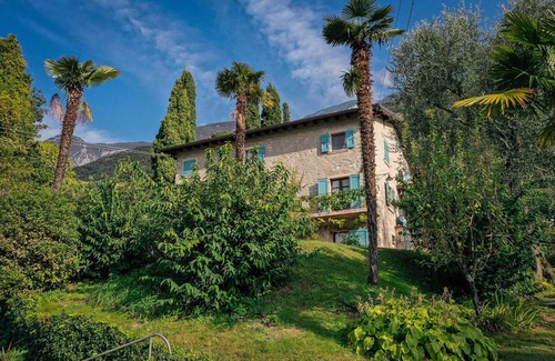 Malcesine Villa | Elegant Farmhouse Retreat with Oceanfront View & Garden