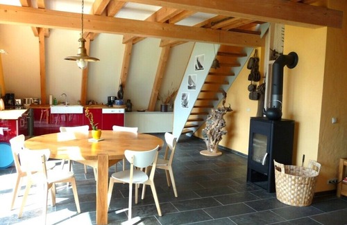 Dranske House | Finnhaus: Oceanfront Escape Near Baltic Sea with Free WiFi
