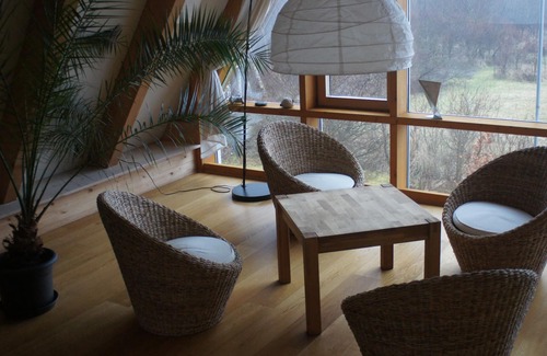 Dranske House | Finnhaus: Oceanfront Escape Near Baltic Sea with Free WiFi