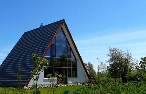 Dranske House | Finnhaus: Oceanfront Escape Near Baltic Sea with Free WiFi
