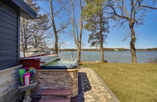 Zimmerman House | Tranquil Lakefront Cabin in Zimmerman with Hot Tub Access