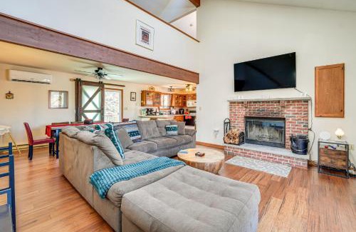 Bushkill House | Guest Rated 10/10 Poconos Retreat with Pool & Fire Pit