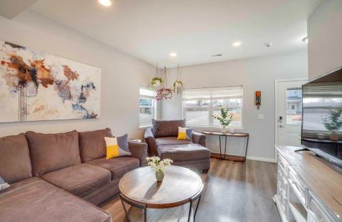 Dupont House | Cozy Suburban Denver Retreat with Fire Pit & Shuffleboard