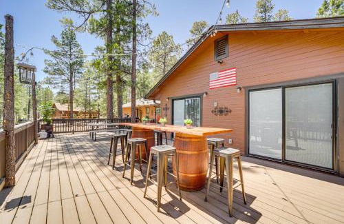 Happy Jack House | Idyllic Happy Jack Cabin: Deck, Views & Trail Access