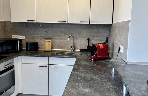Staffelstein Apartment | Fireball: Loft with Spa, Workspace & Balcony - Rated 10/10