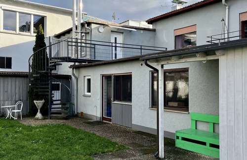 Staffelstein Apartment | Fireball: Loft with Spa, Workspace & Balcony - Rated 10/10