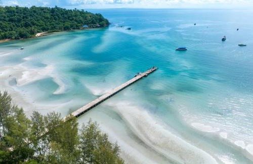 Koh Rong House | Ocean View Firefly Guesthouse with Private Beach Access